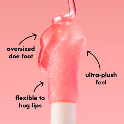 Glow Reviver Lip Oil, Pink Quartz | Nourishing Tinted Lip Oil for a High-Shine Finish, Infused with Jojoba Oil, Vegan & Cruelty-Free